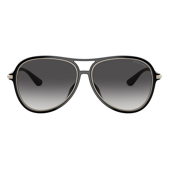 New MICHAEL KORS Breckenridge Black Aviator MK2176U 3005/8G Sunglasses Women - Picture 2 of 6